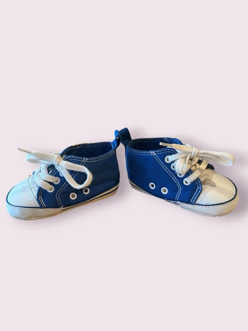 Baby Sesame Street Big Bird Blue and Character Sneakers Size 2